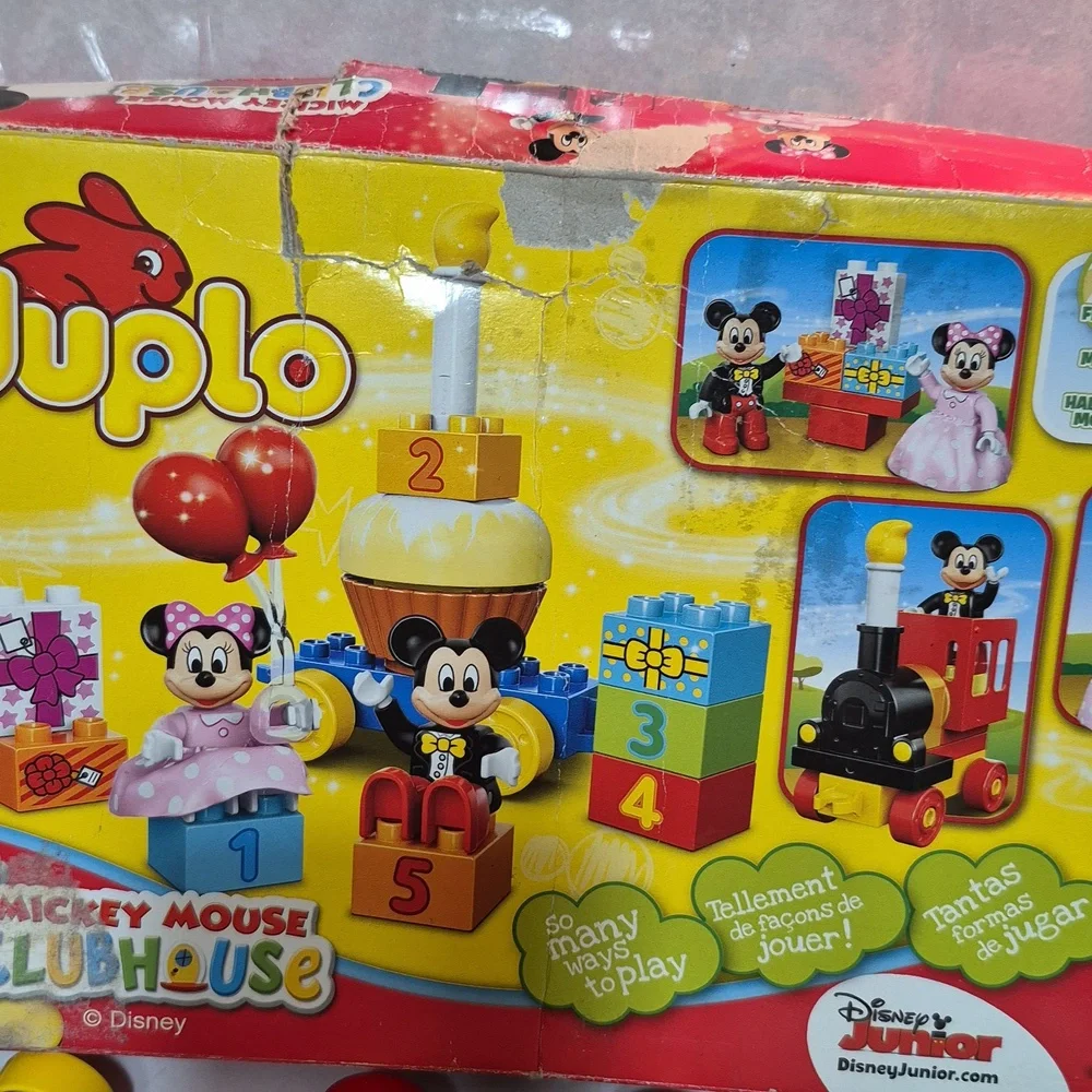 Lego duplo Disney Mickey Mouse Club House. Ages 2-5 New Box Has A Lot Of Wear